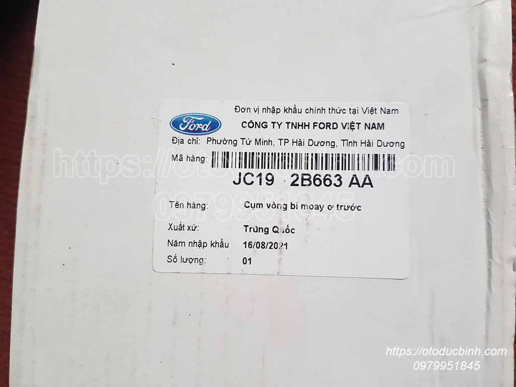 Bi moay ơ trước Ford Transit, Ranger, Everest 6c112b663aa jc192b663aa