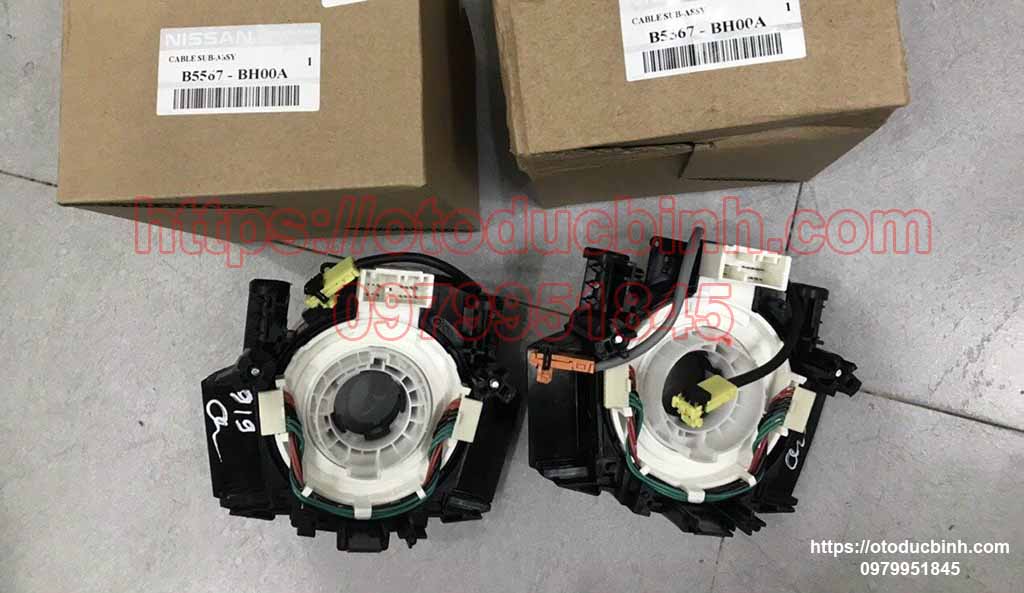 Cáp còi túi khí Nissan Navara, Qashqai