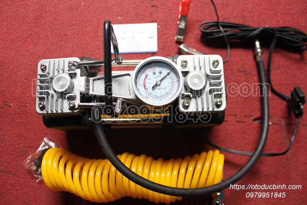 Bơm ô tô 2 Xilanh mã lực lớn ,Bơm lốp ô tô