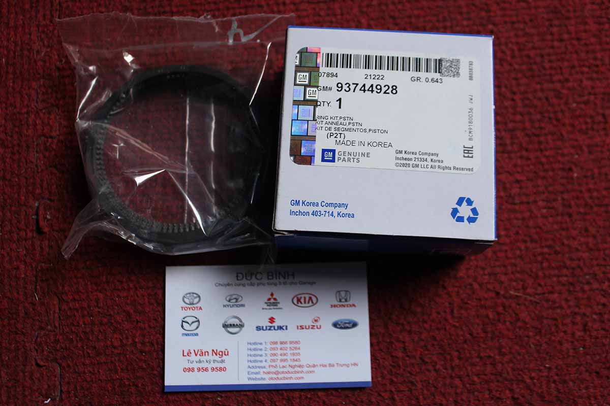 Xéc măng Cos 0 Chevrolet Cruze, Daewoo Lacetti