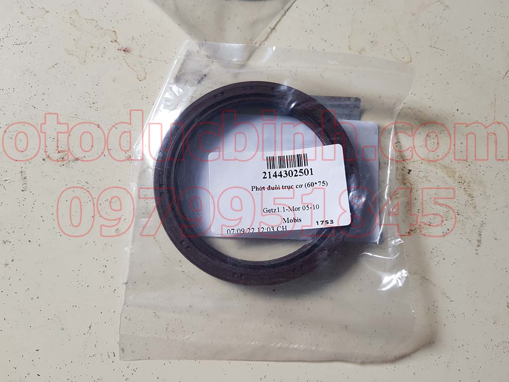 Phớt đuôi trục cơ Hyundai Getz , i10, Morning