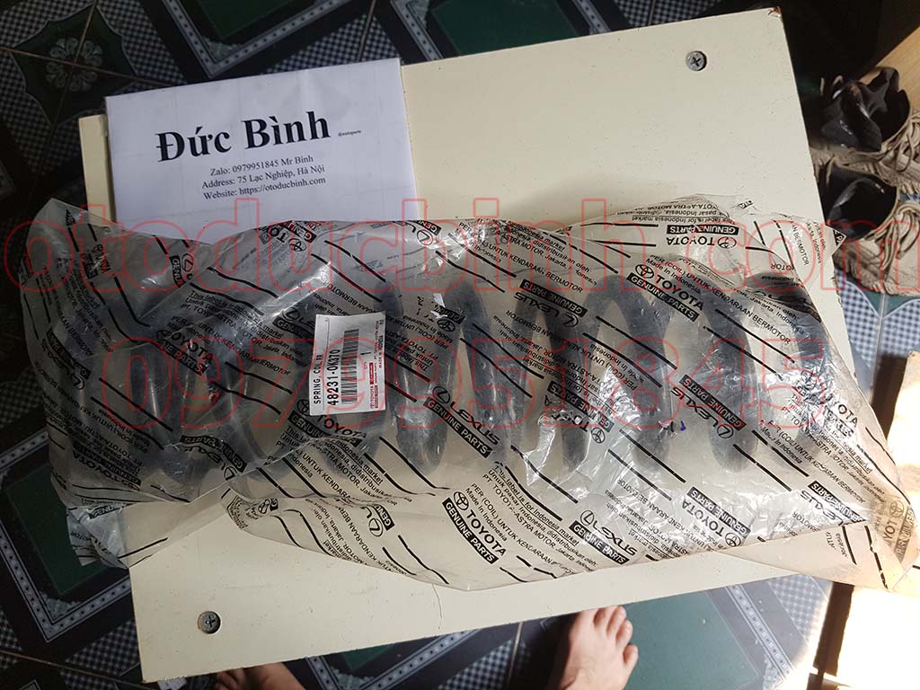 Lò xo giảm xóc sau Toyota Fortuner, Hilux