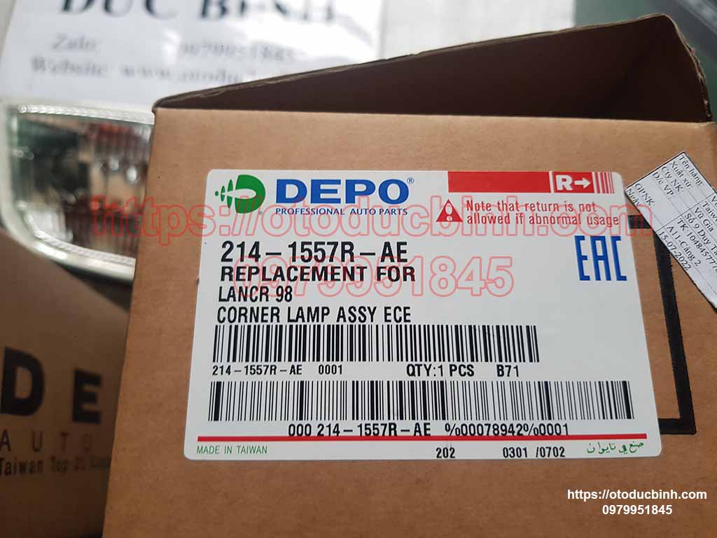 Đèn xi nhan Mitsubishi Lancer 1995-2003 2141557LAE  2141557RAE