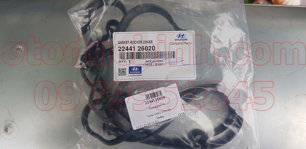 Gioăng nắp giàn cò Hyundai Verna, Rio, Accent 2005- 2011