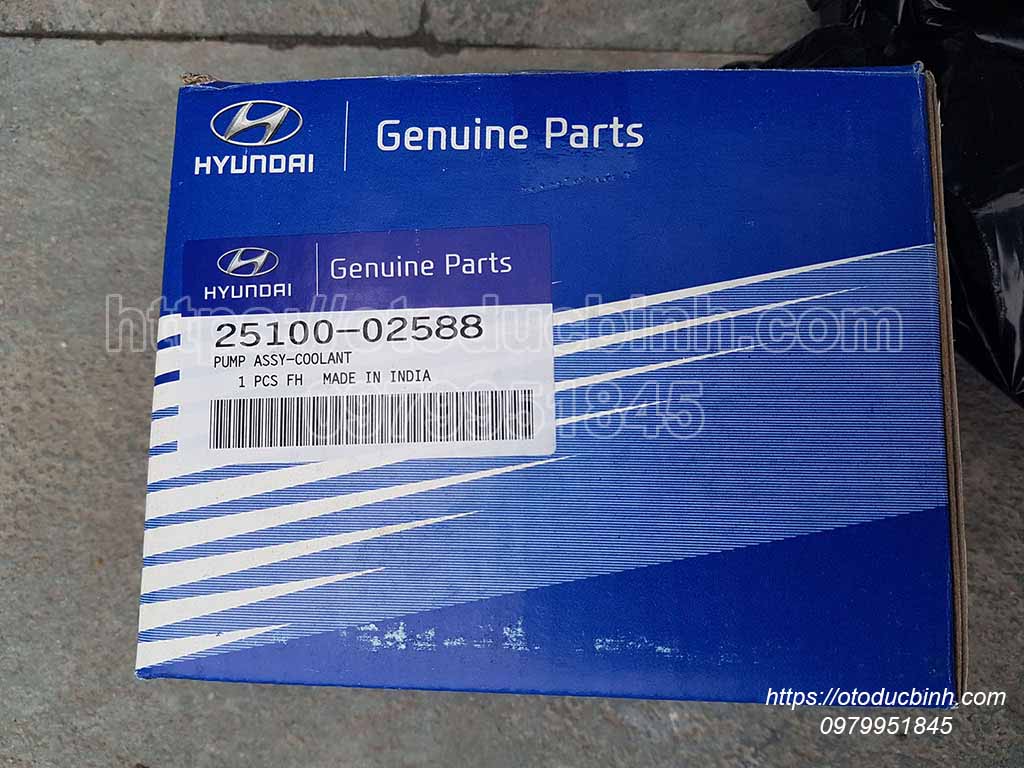 bơm nước hyundai eon 2510002588
