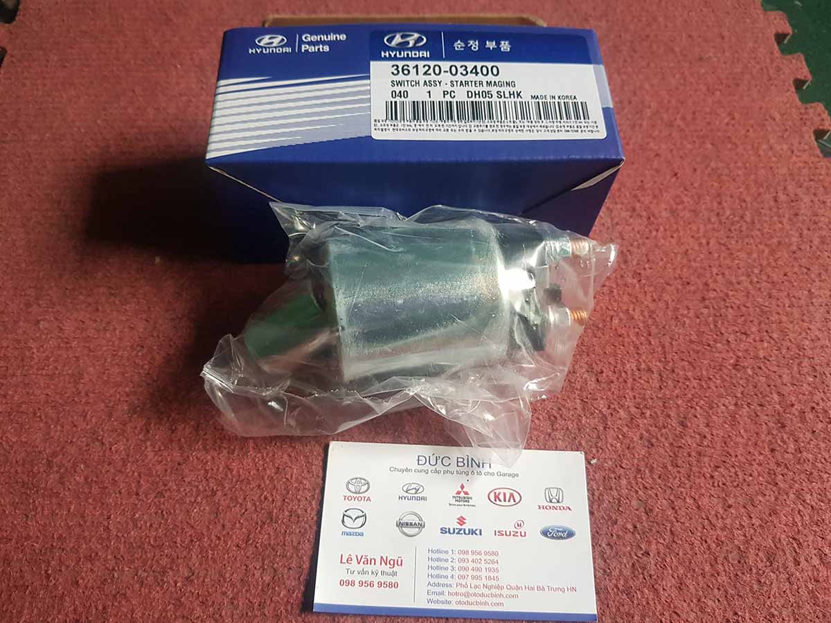 Rơ le đề, chuột đề Hyundai Getz, Verna