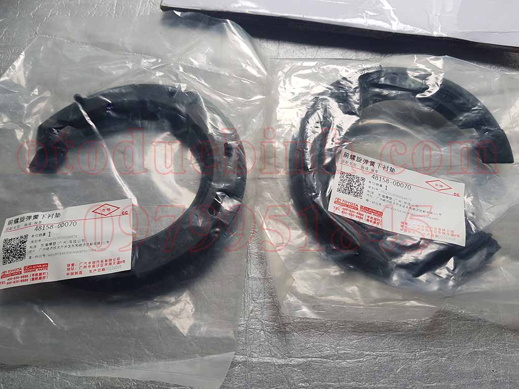 Cao su đệm dưới giảm xóc trước Toyota Vios 2013-2018