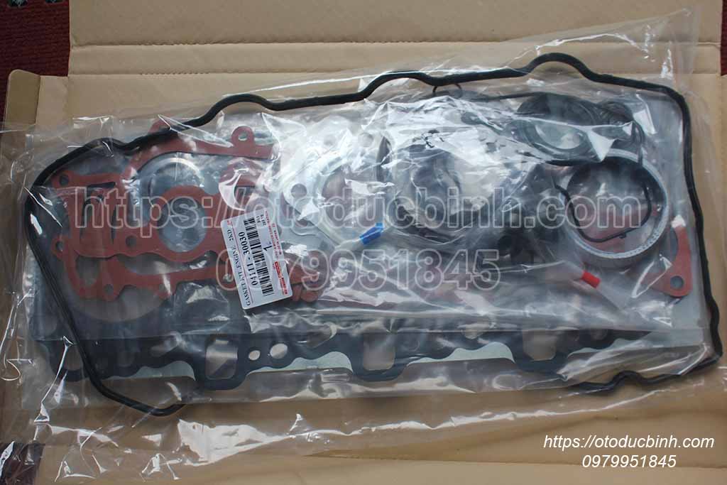 Bộ gioăng đại tu Toyota Fortuner, Hiace xử dụng máy 2KD