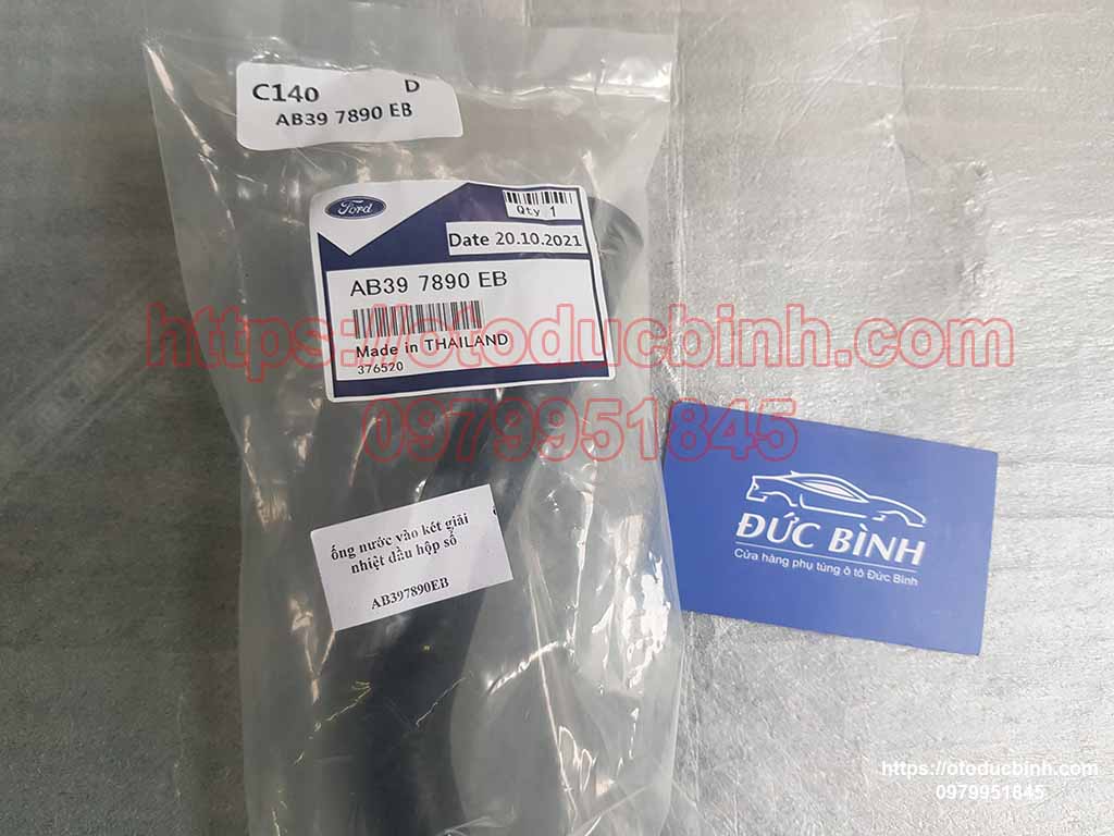 Ống tuy ô nước vào két giải nhiệt dầu số Ford Ranger 2.2, 3.2 AB397890EB