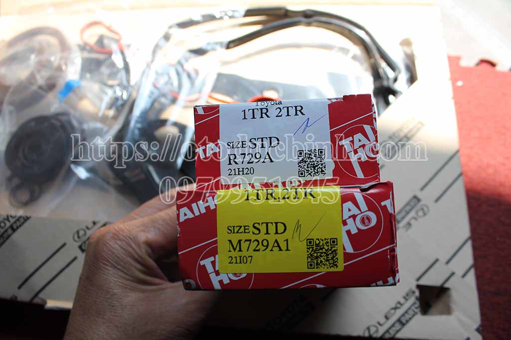 Bạc biên ba lê Toyota Innova động cơ 1TR, 2TR r729a  m729a1