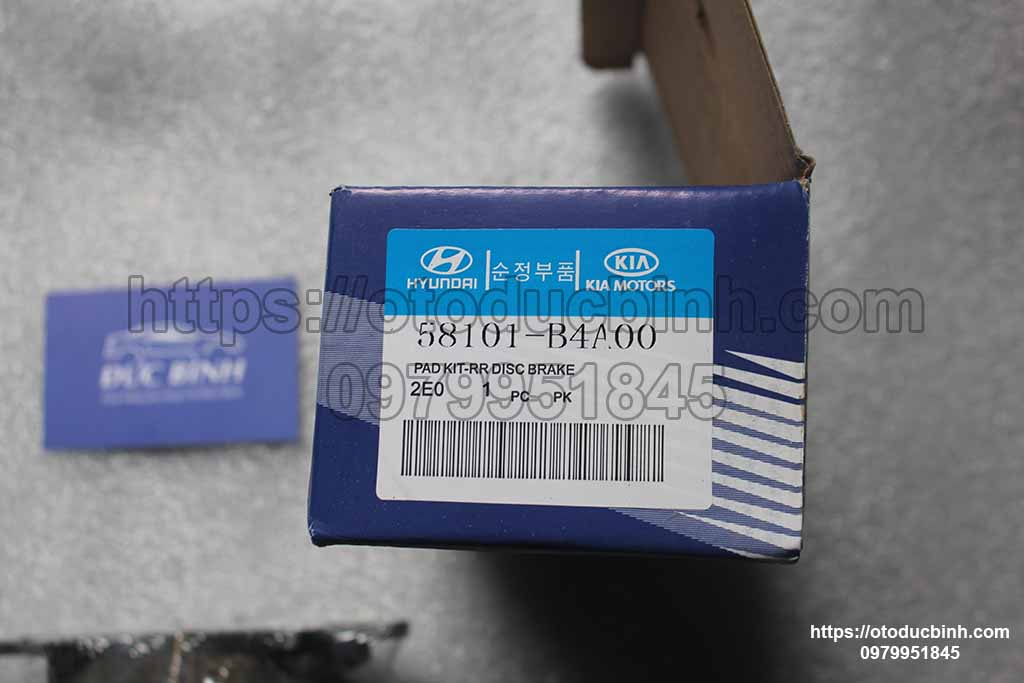 Bộ má phanh trước Hyundai i10 Grand 58101B4A00 58101b4a00