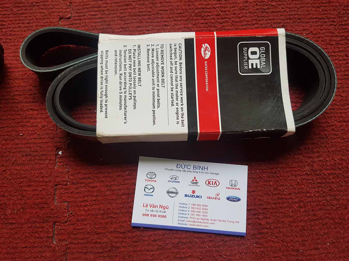 Dây curoa tổng Toyota Fortuner máy dầu 7pk1516