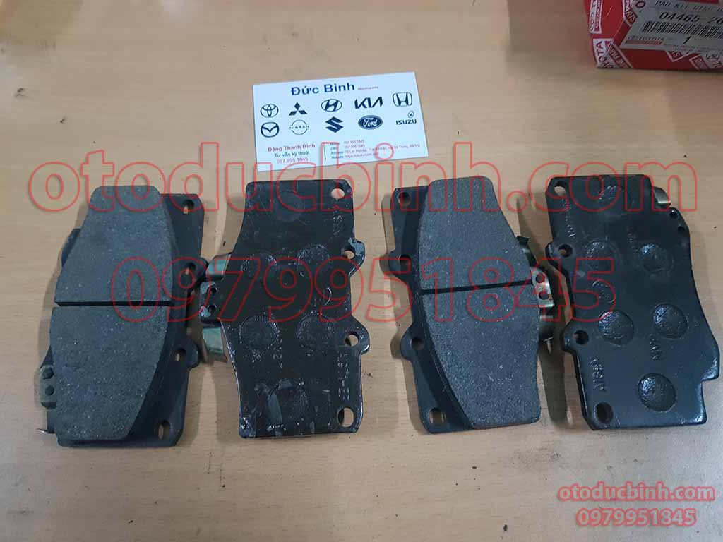 Má phanh trước Toyota Land Cruiser Prado J90 1996-2002, Land Cruiser J70 96-02 ,Hilux 2000-2005