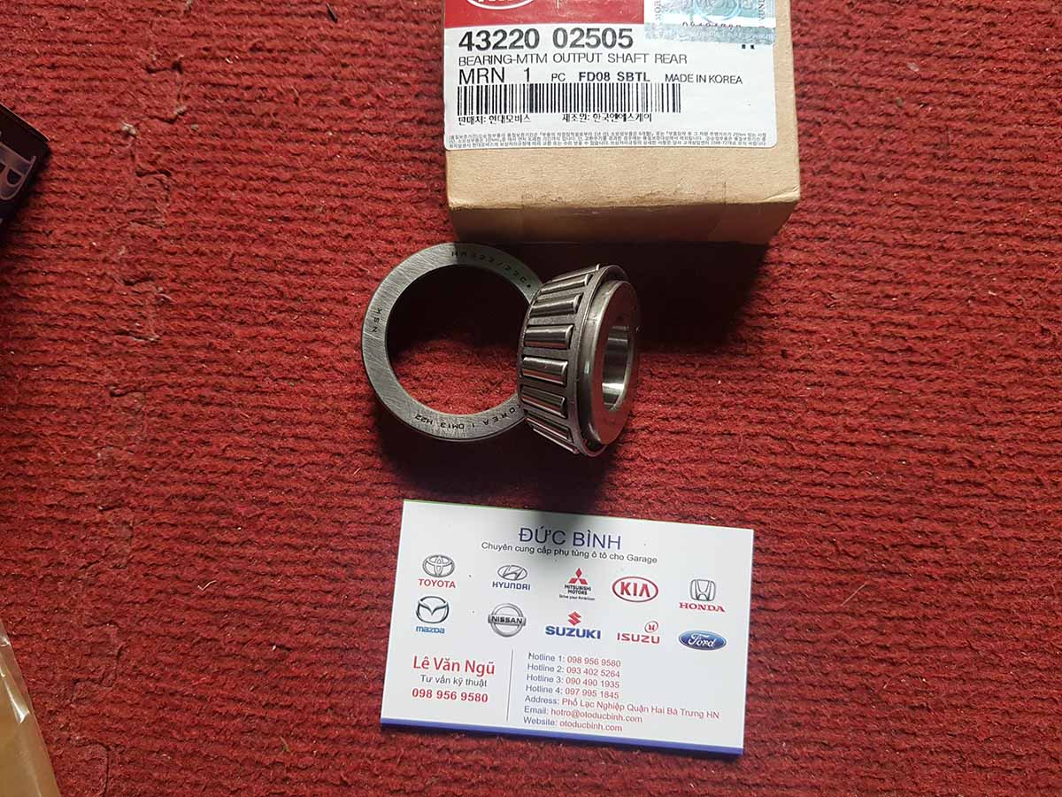 Vòng bi phía sau hộp số Kia Morning, Hyundai i10 4322002505