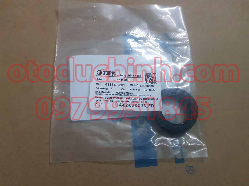 Phớt đầu hộp số Hyundai i10, i20, Morning 1.2 4313402501