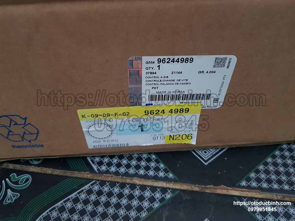 Cần đi số hay Cụm cần đi số Daewoo Lanos 96244989