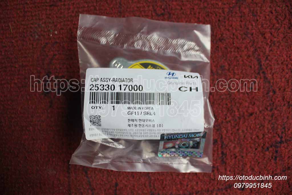 Nắp két nước Kia , Hyundai 2533017000