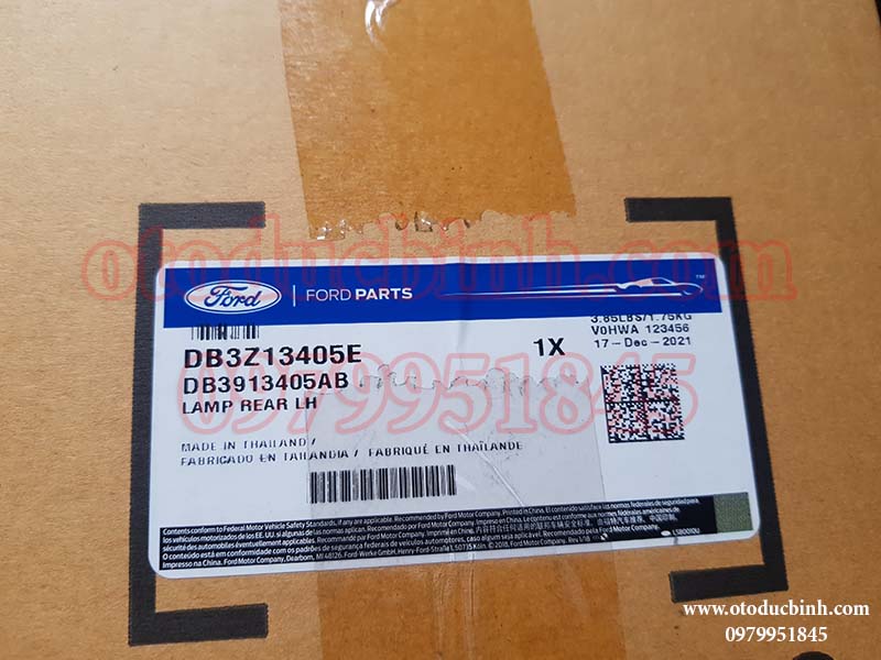 Đèn hậu Ford Ranger 2012-2021 DB3913405AB