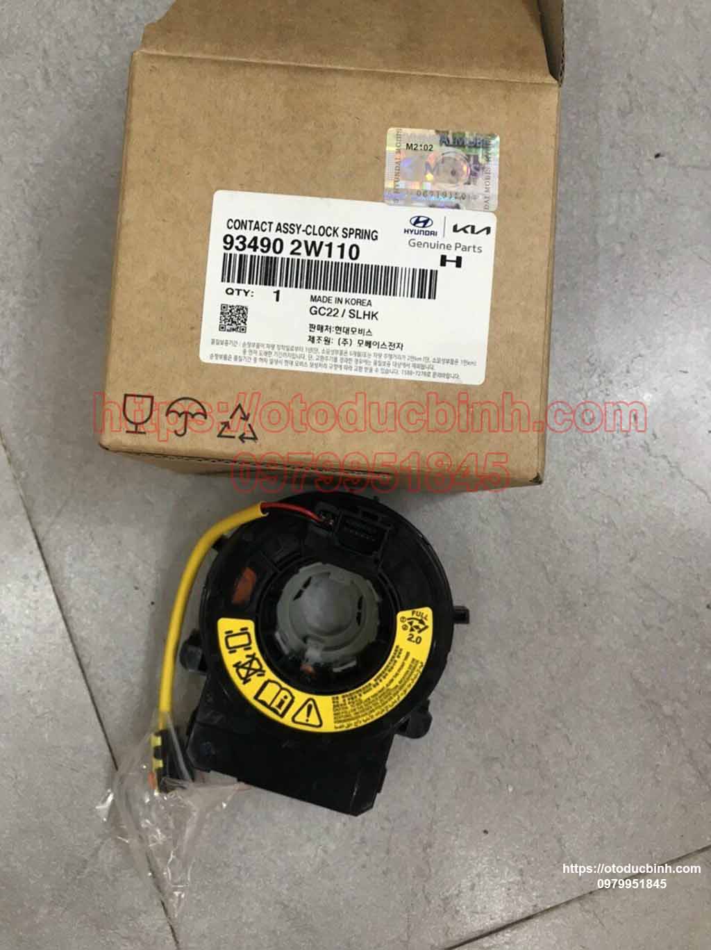 Cáp còi túi khí Hyundai Santafe 2013-2018