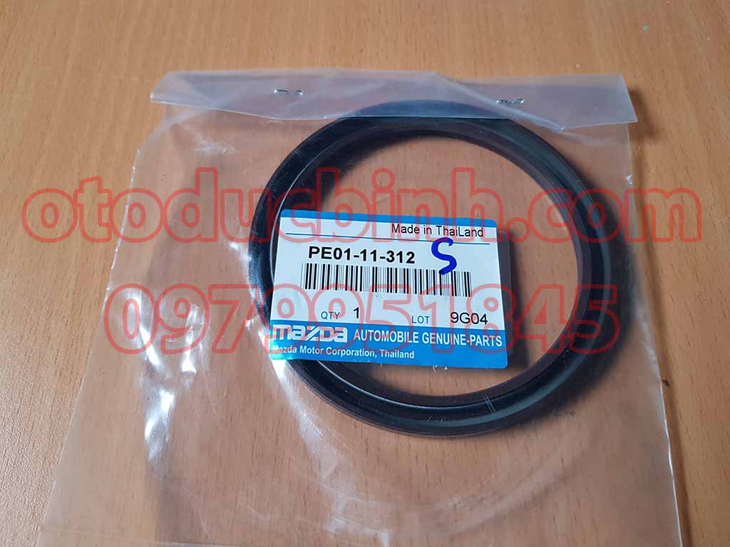 Phớt đuôi trục cơ Mazda 2, 3, 6, CX5 2.0 PE01-11-312 PE0111312, XH1299E