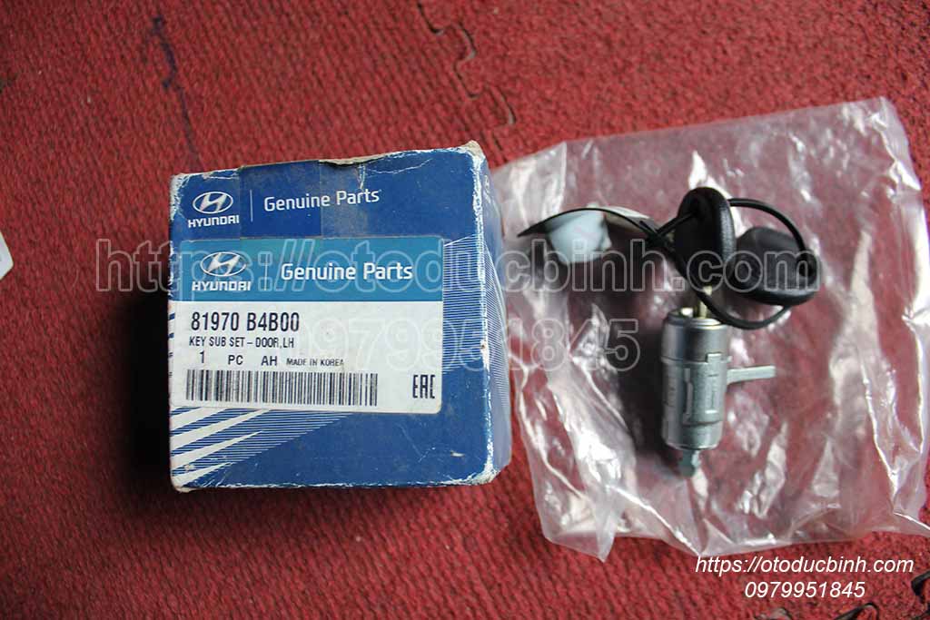 Bộ chìa khóa cửa trước chính hãng HYUNDAI LH 81970b4b00