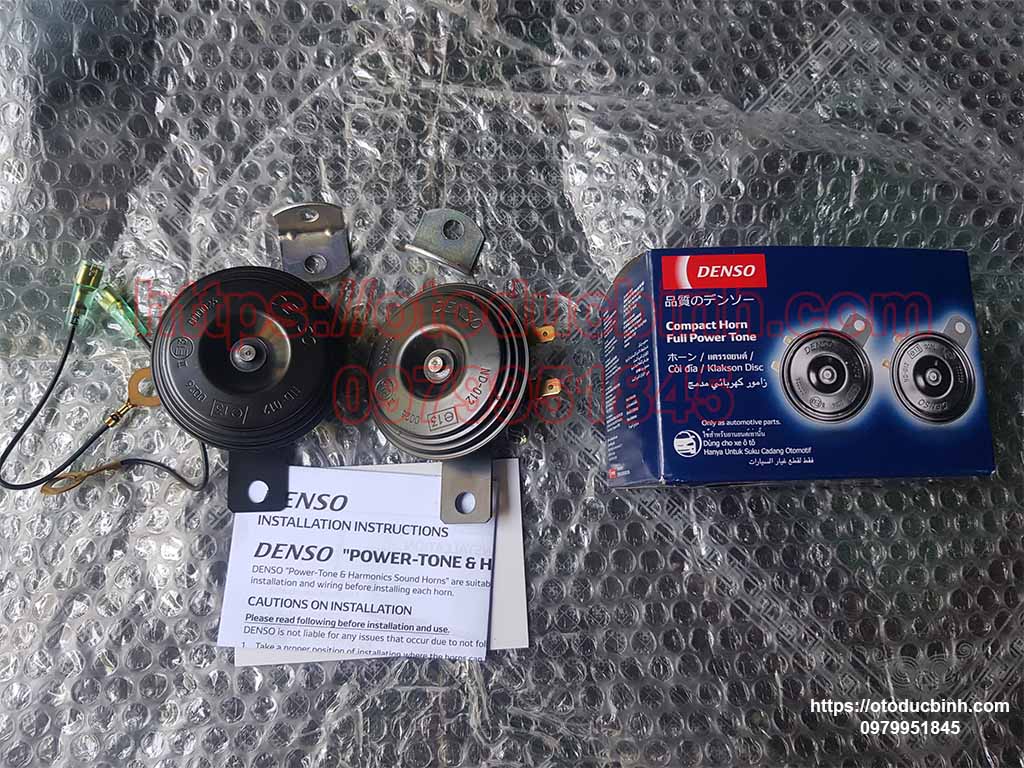 Đôi còi đĩa Denso 12V