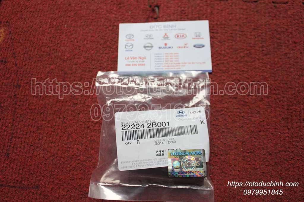 Phớt ghíp Kia Morning, Getz, Forte, i10 , i20, i30, Elantra 222242B001