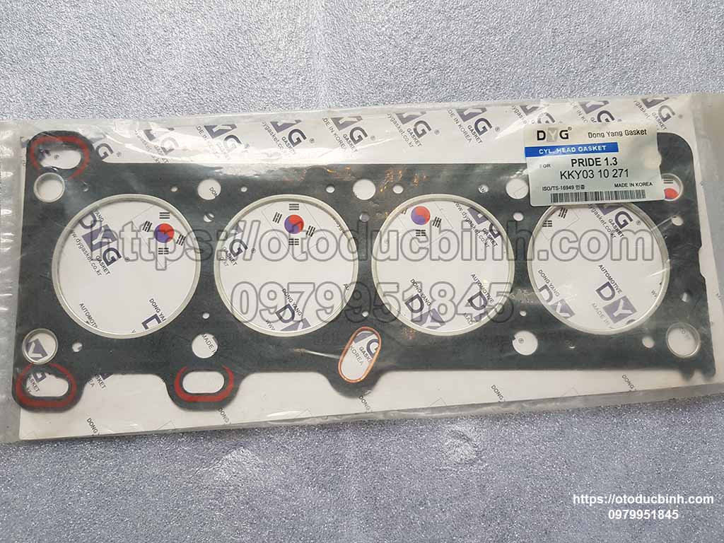 Gioăng mặt máy KIA Pride 1.3 KKY0310271