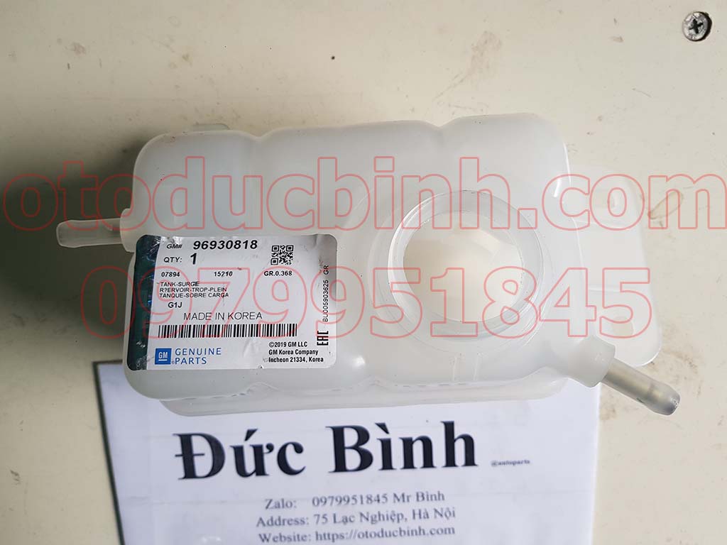 Bình nước phụ Gentra, Aveo