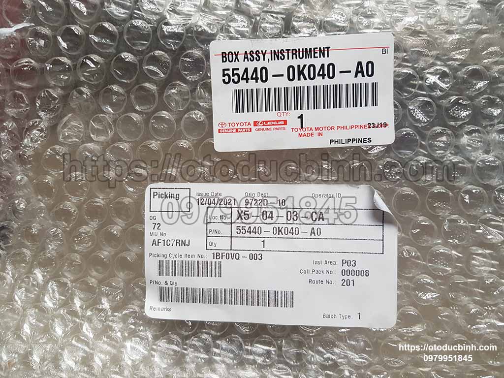 Nắp cốp phụ hay nắp cốp đựng đồ Toyota Innova 554400k040a0