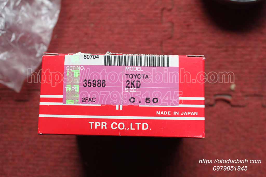 Bộ xec măng cos 1 Toyota Hiace, Fortuner xử dụng động cơ 2KD 35986